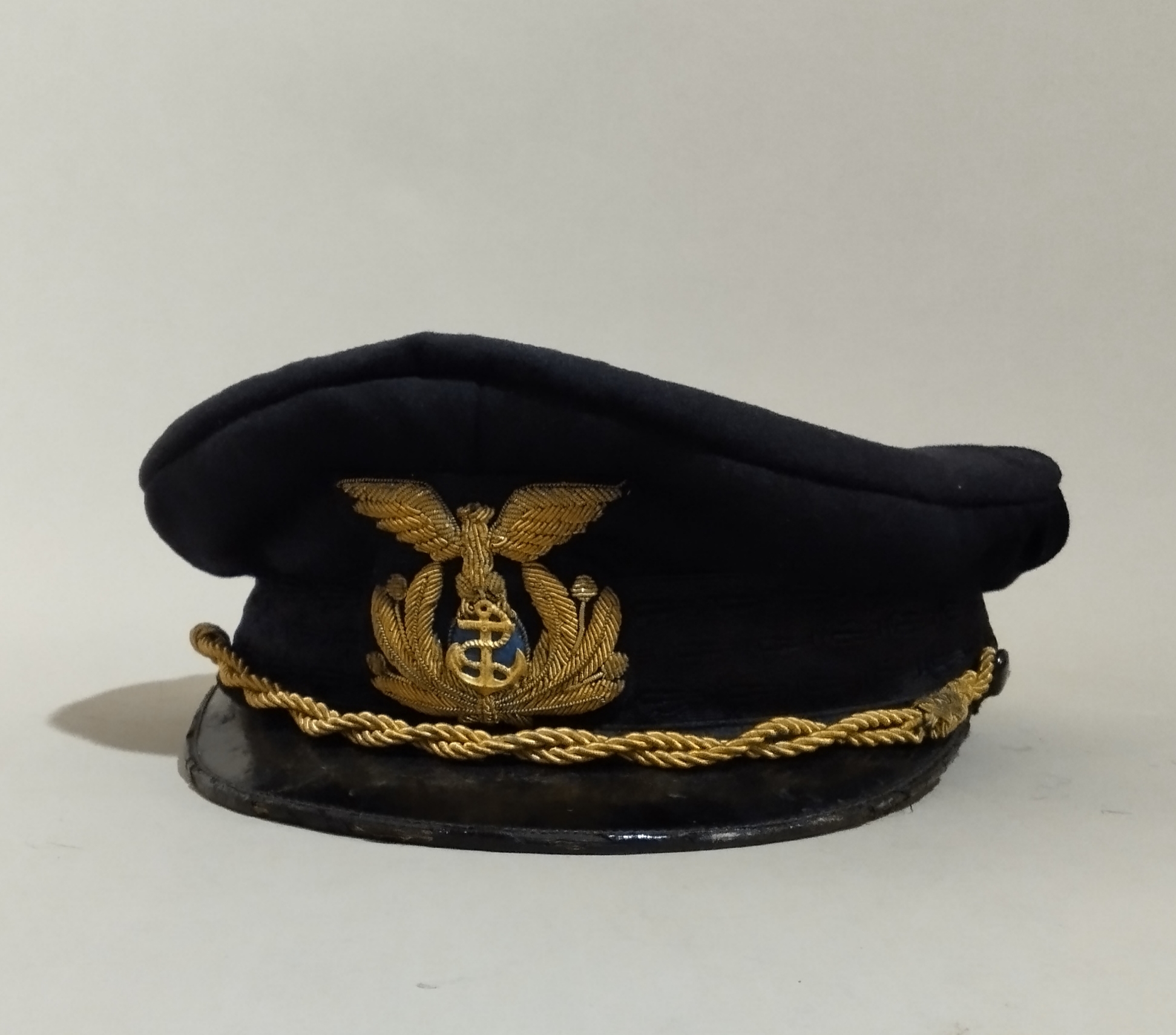 Marina Nazionale Repubblicana, Berretto da ufficiale superiore-MNR 1944 berretto da ufficiale