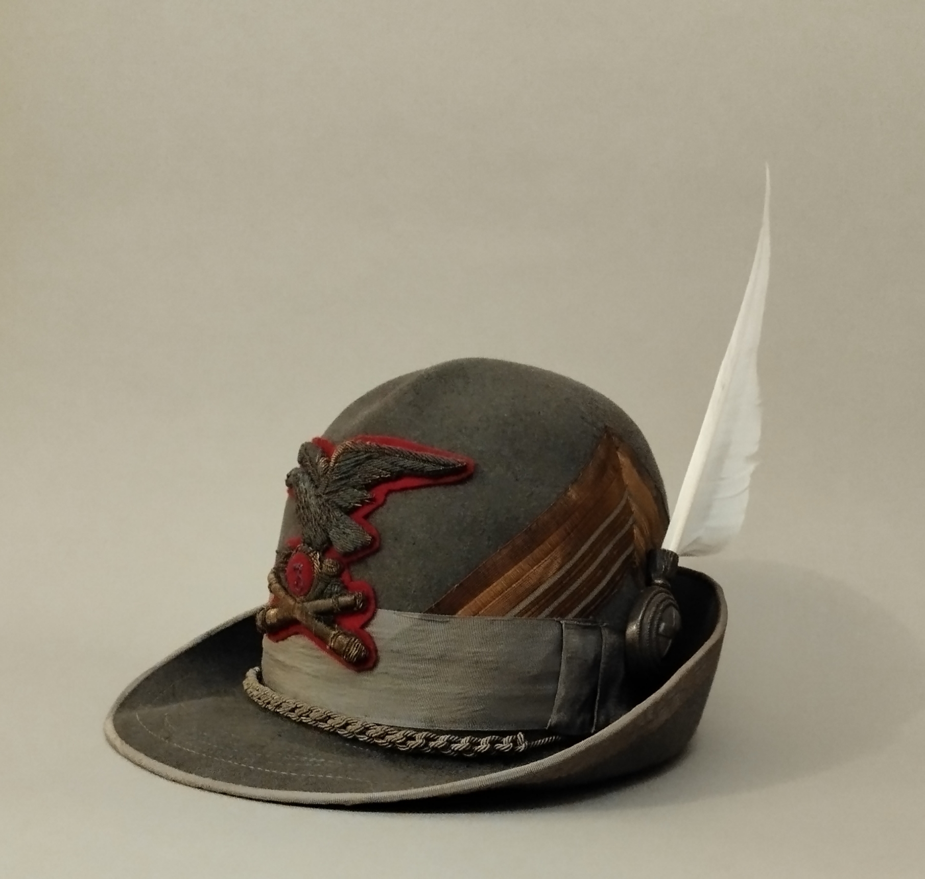 Artiglieria alpina- cappello da alpino- cappello da ufficiale dell'artiglieria alpina